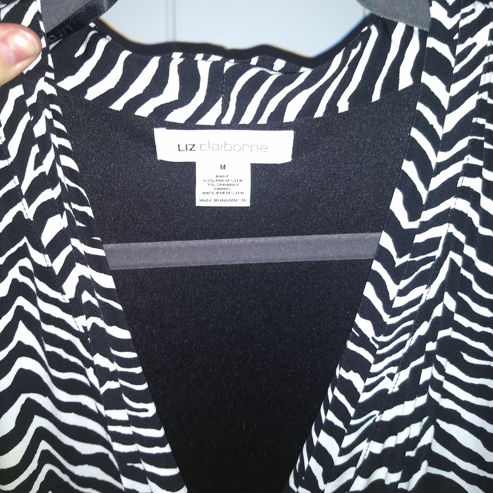 Zebra Pattern A Shape Dress - image 8